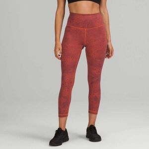 Lululemon Wunder Train High-Rise Crop 23"
Crackle Glaze Vintage Orange Larkspur